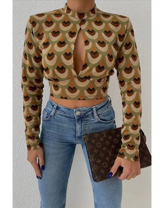 Autumn Cut Out Bluz 3018-08