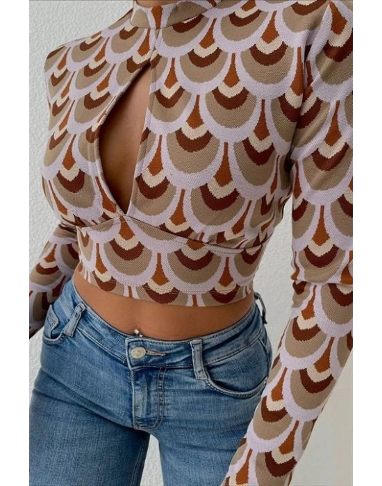 Autumn Cut Out Bluz 3018-08