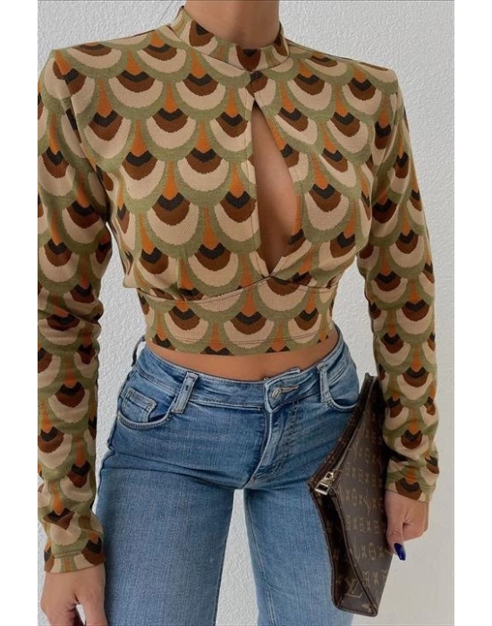 Autumn Cut Out Bluz 3018-08