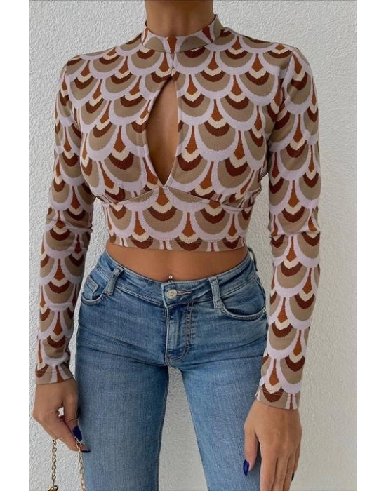 Autumn Cut Out Bluz 3018-08