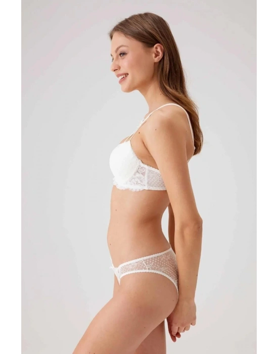 BALENLİ DESTEKSİZ SÜTYEN TAKIMI KADIN 4030