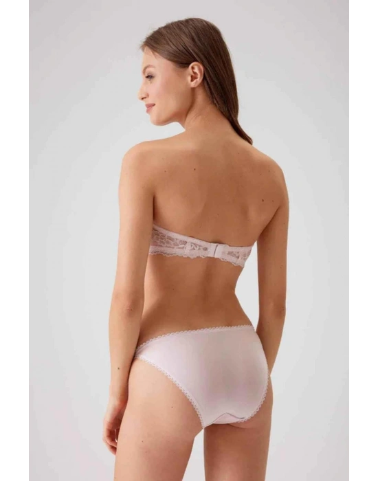 BALENLİ STRAPLEZ DESTEKLİ SÜTYEN TAKIMI KADIN 4563