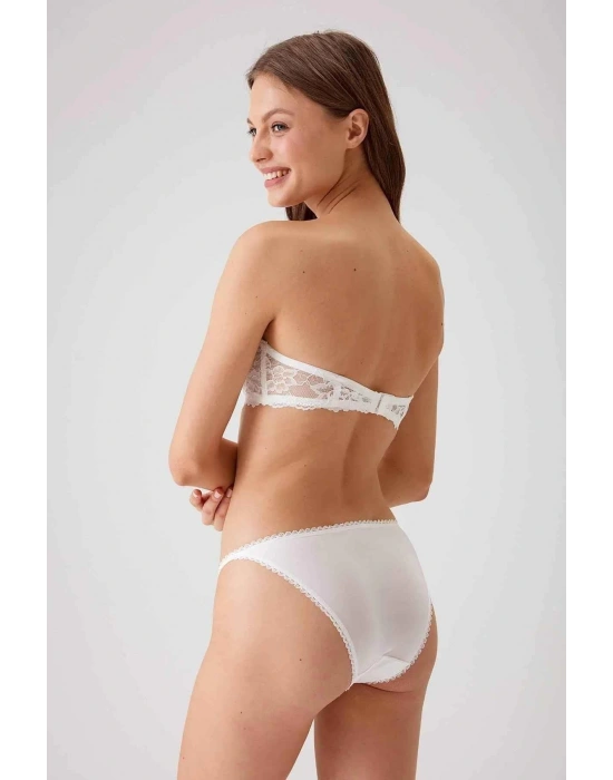 BALENLİ STRAPLEZ DESTEKLİ SÜTYEN TAKIMI KADIN 4563