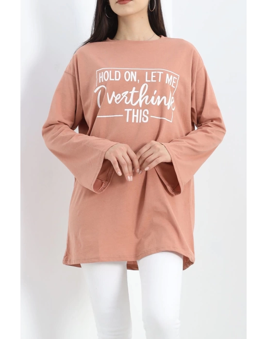 Baskılı Oversize Suprem Tunik Koyusomon - 20217.1567.