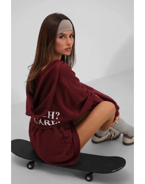 Beli Lastikli Fermuarlı Sweatshirt