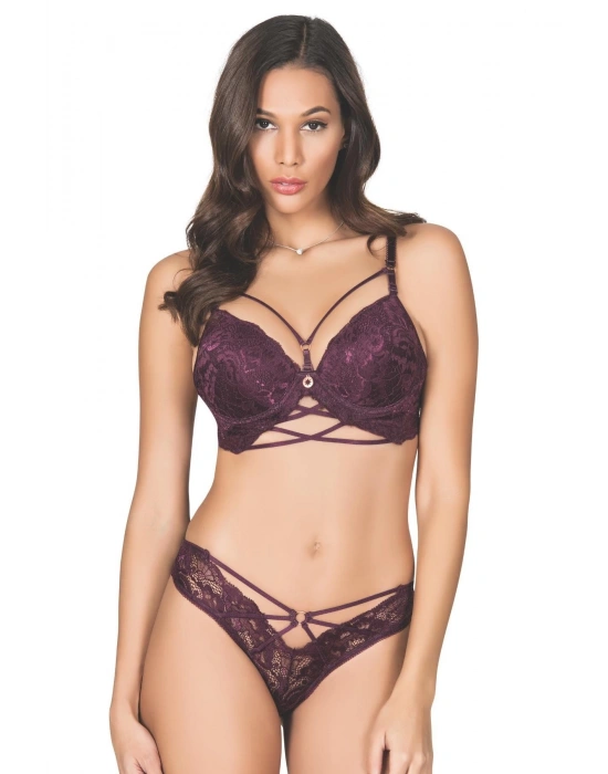 BİYE ŞERİTLİ SİLİKONLU SÜTYEN TAKIM KADIN 5025