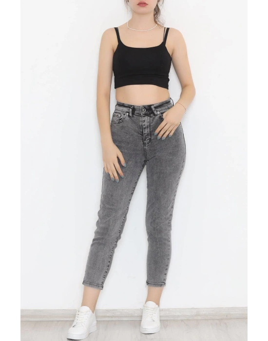 Baskılı Oversize Bisiklet Yaka T-shirt - Beyaz