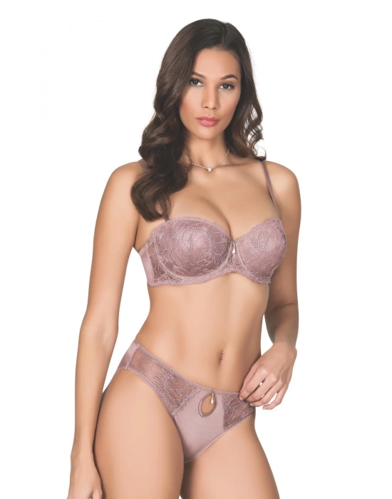 BRODE KAPLI SLİKONLU SÜTYEN TAKIM KADIN 5105