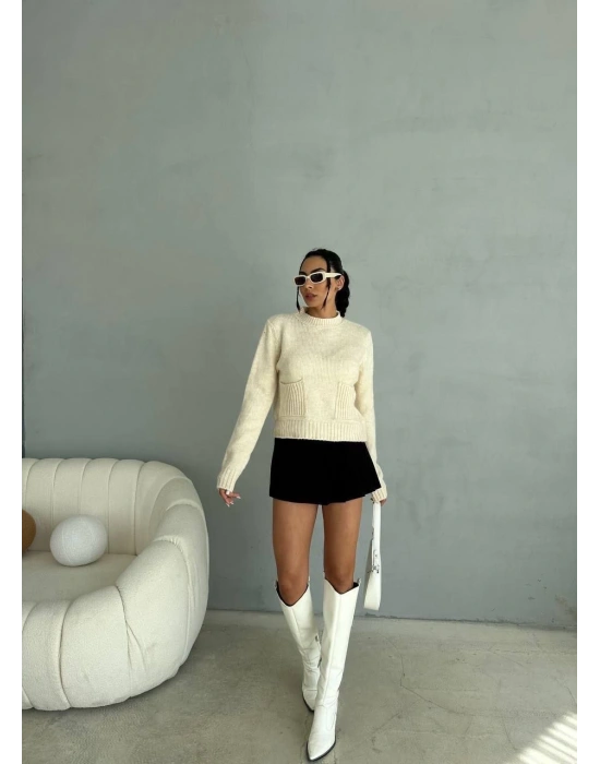 Cepli triko kazak krem