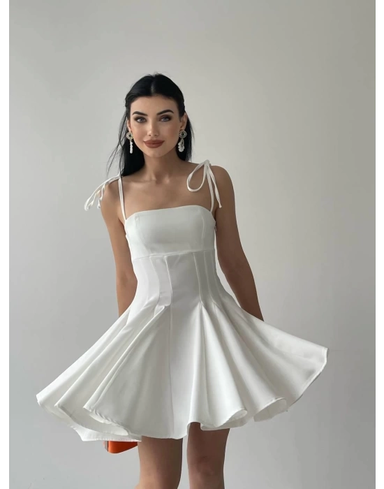 Clara Askılı Mini Elbise