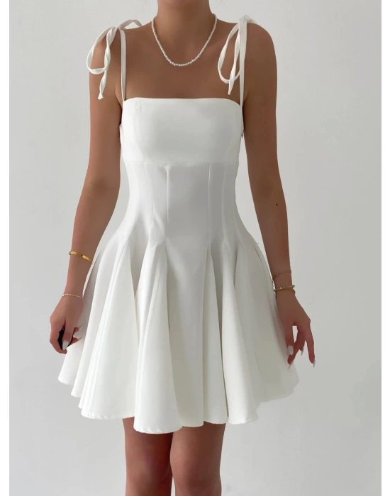 Clara Askılı Mini Elbise