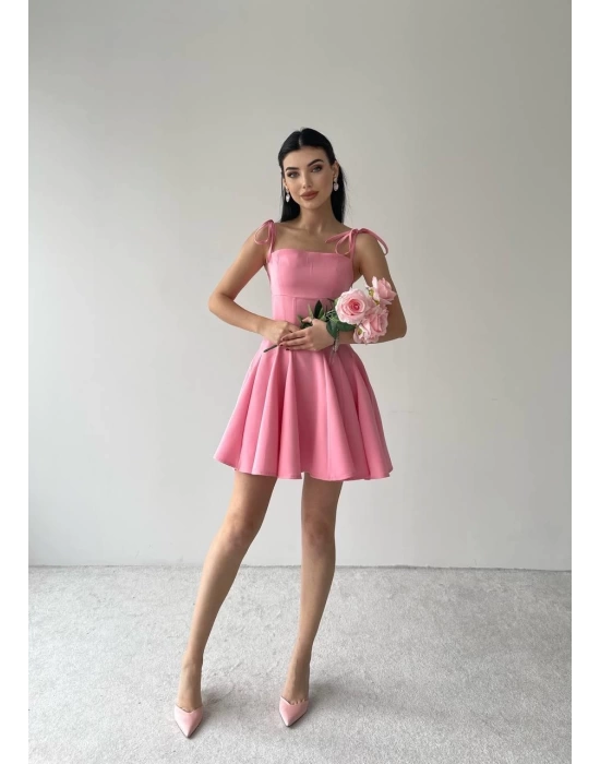 Clara Askılı Mini Elbise