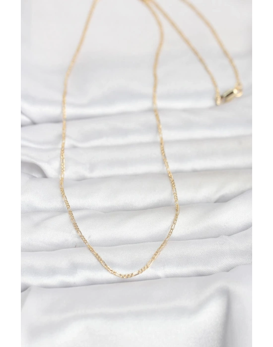 CM 14K Gold Renk 60 cm Zincirli Kadın Kolye