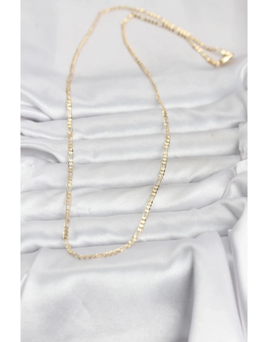 CM 14K Gold Renk İnce Kuşgözü Zincir Model 60 cm Kadın Kolye