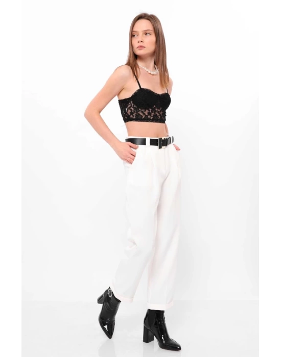 Dantelli Bralet Siyah