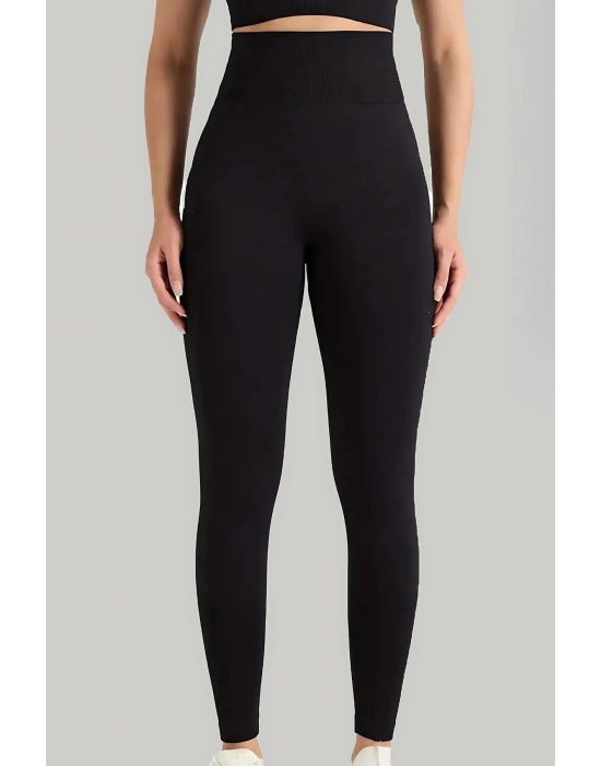 DİKİŞSİZ DÜZ TAYT KADIN 4451