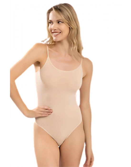 DİKİŞSİZ İP ASKILI BADİ KORSE KADIN 4447