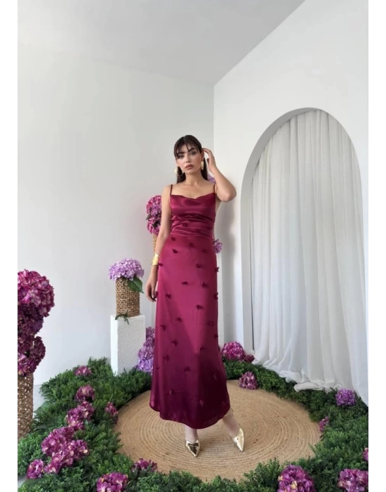 Dora Çiçek Detaylı Elbise