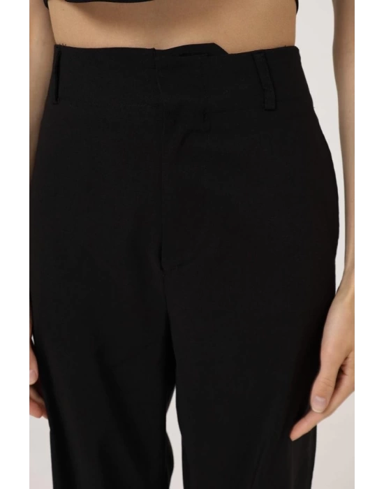 Duble Paça Pantolon - Siyah