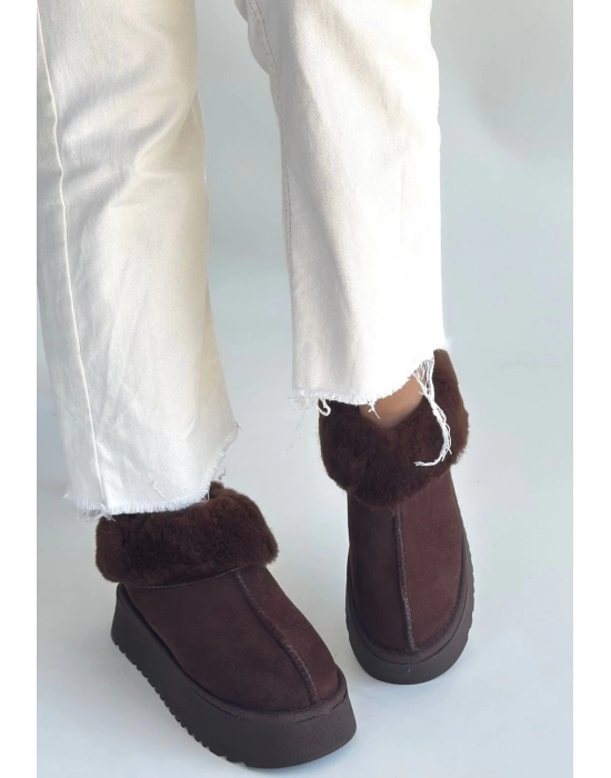 Edali Kahverengi Süet Bot