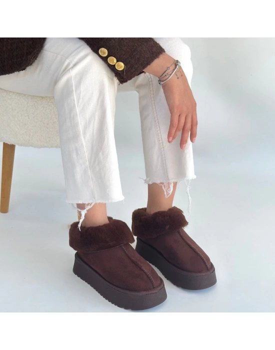 Edali Kahverengi Süet Bot