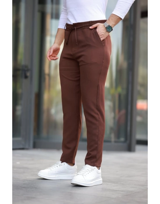 Erkek Beli Bağcıklı Jogger Pantolon