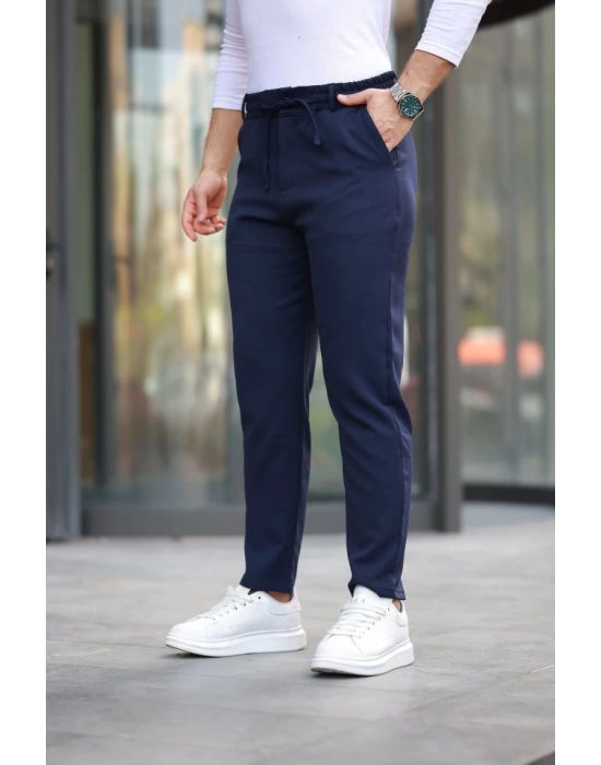 Erkek Beli Bağcıklı Jogger Pantolon