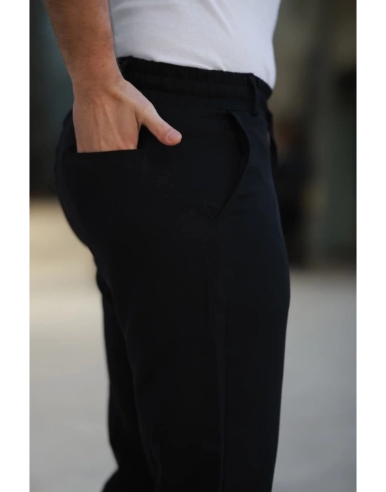 Erkek Beli Bağcıklı Jogger Pantolon