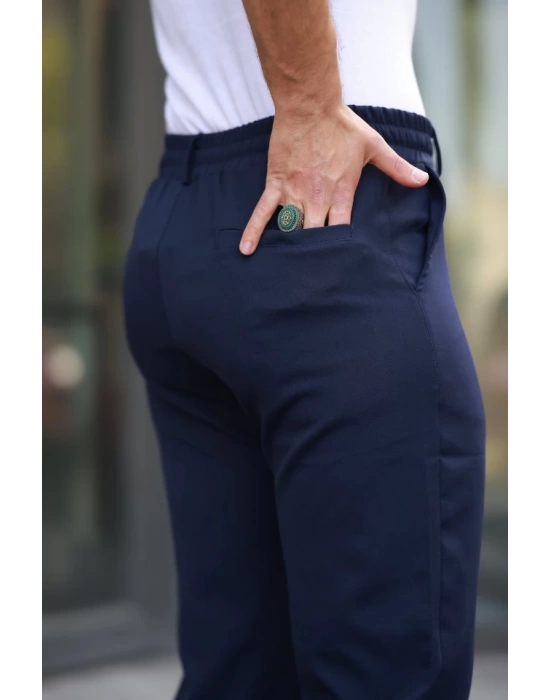 Erkek Beli Bağcıklı Jogger Pantolon
