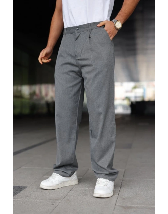 Erkek Beli Lastikli Baggy Pantolon