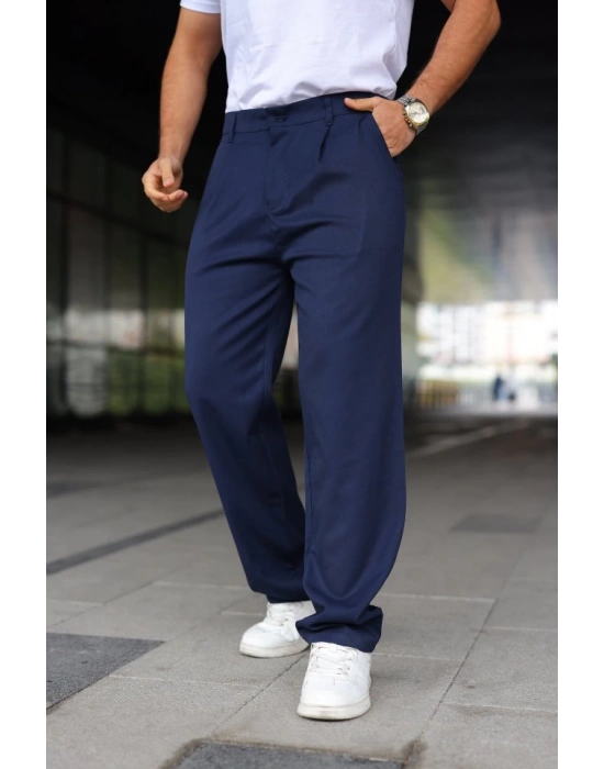 Erkek Beli Lastikli Baggy Pantolon