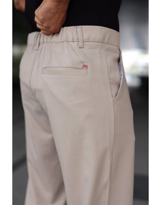 Erkek Beli Lastikli Baggy Pantolon