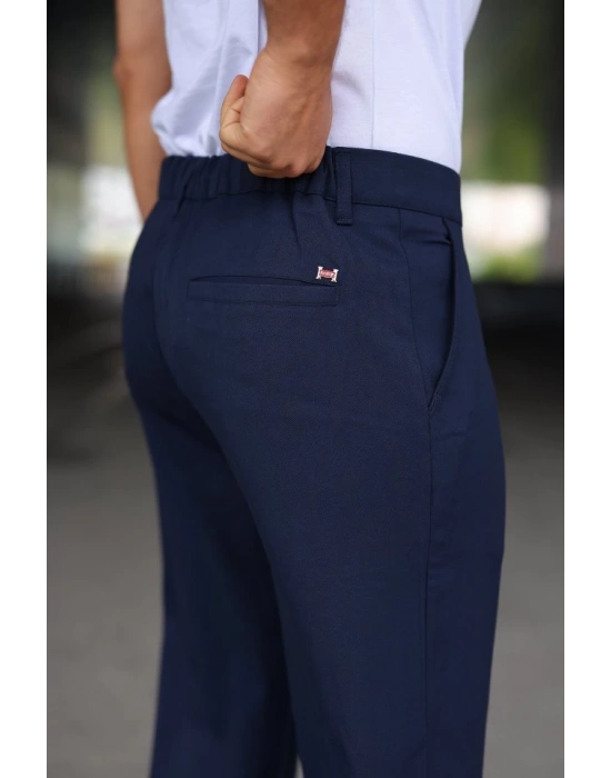 Erkek Beli Lastikli Baggy Pantolon