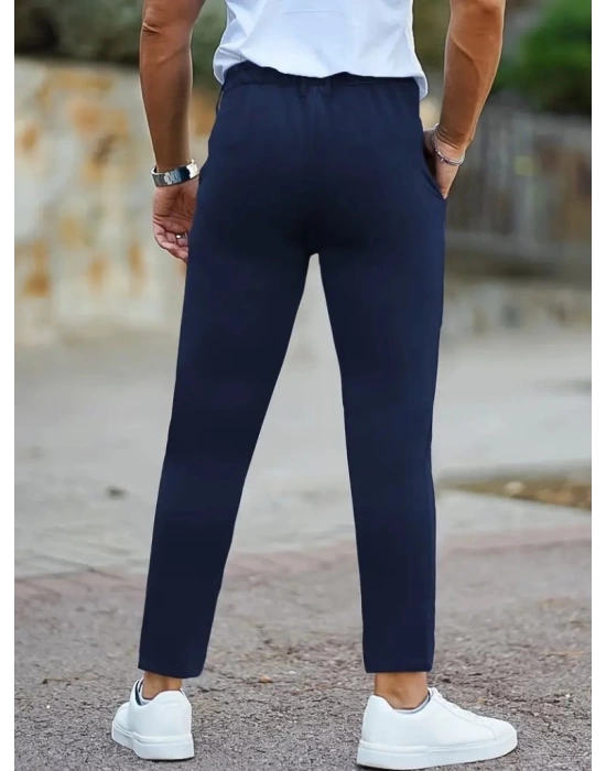 Erkek Cepli Slimfit Atlas Pantolon