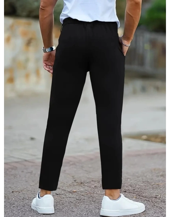 Erkek Cepli Slimfit Atlas Pantolon