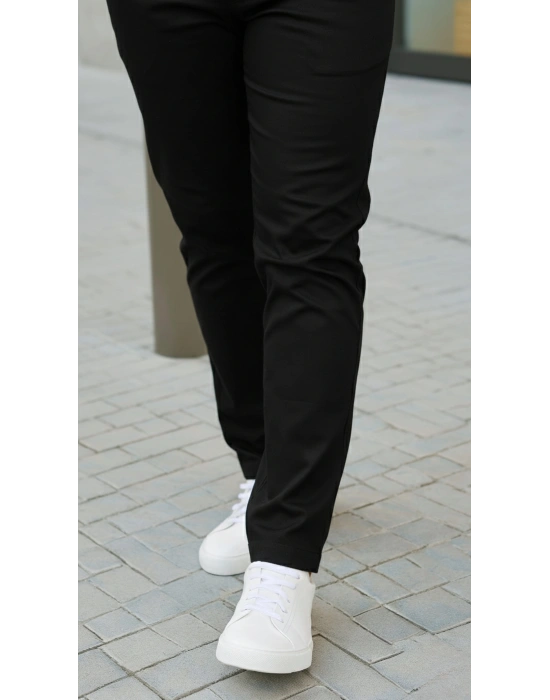 Erkek Cepli Slimfit Atlas Pantolon