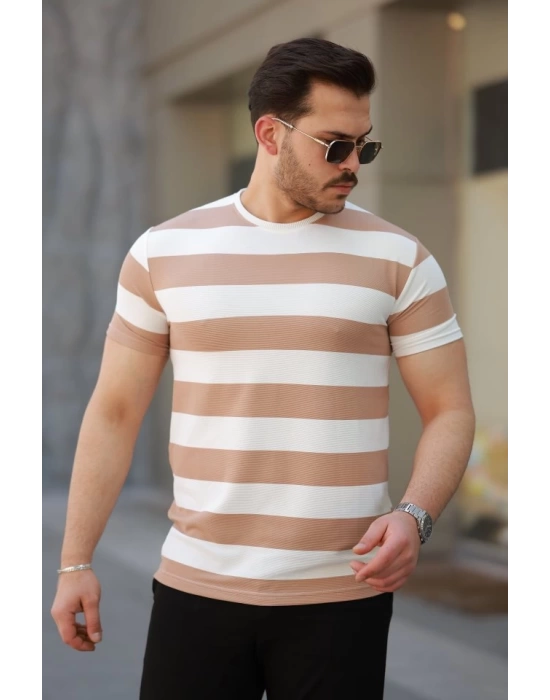 Erkek çift Renk Pamuklu örme Kumaş Kısa Kollu T-shirt