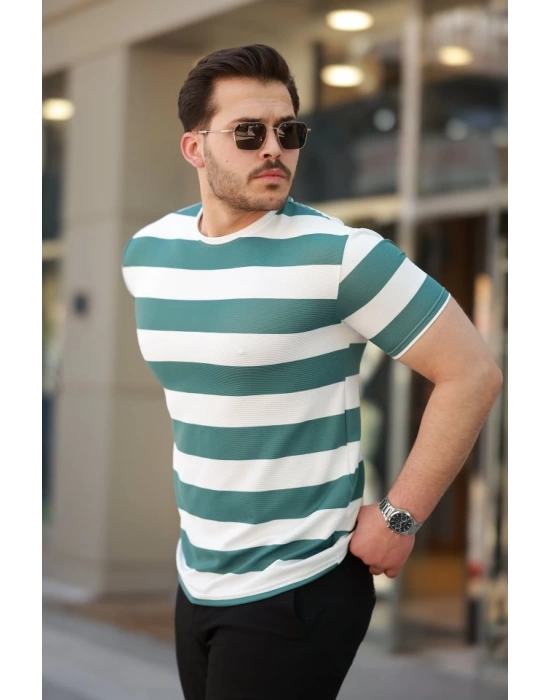 Erkek çift Renk Pamuklu örme Kumaş Kısa Kollu T-shirt