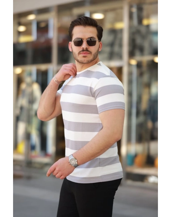 Erkek çift Renk Pamuklu örme Kumaş Kısa Kollu T-shirt