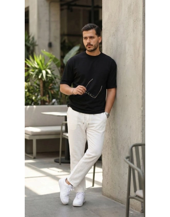 Erkek Duble Kol Basic Tişört