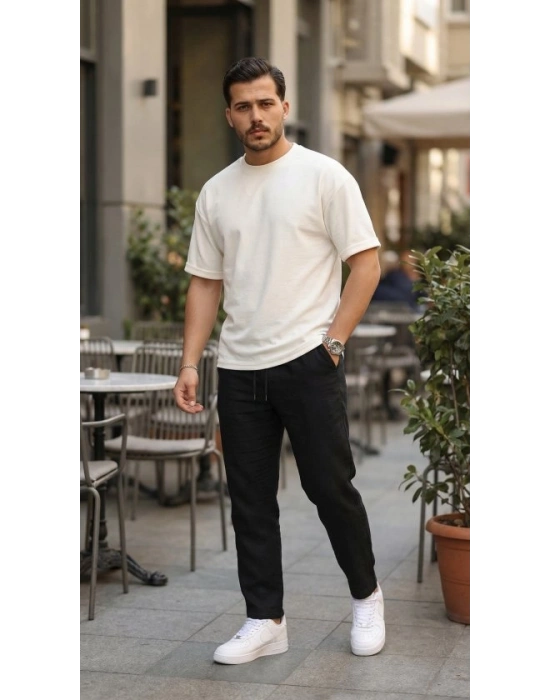 Erkek Duble Kol Basic Tişört