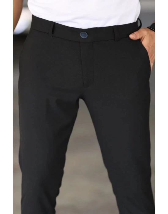 Erkek Düz Kesim Bilek Boy Kumaş Pantolon