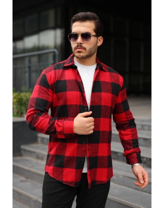 Erkek Ekose Desenli Oduncu Gömlek