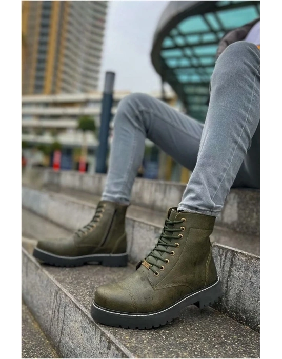 Erkek Fermuarlı Stabil Sağlam Kışlık Dengeli Modern Bot