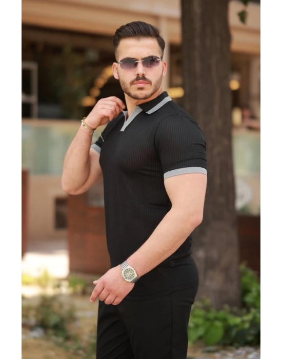 Erkek Hemşire Yaka Kısa Kollu Tişört