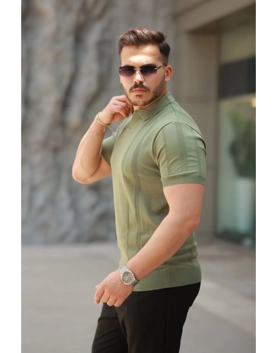 Erkek Hemşire Yaka Kısa Kollu Tişört