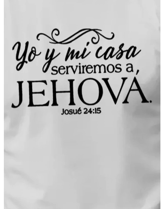 Erkek Jehova Baskılı Süprem T-shirt