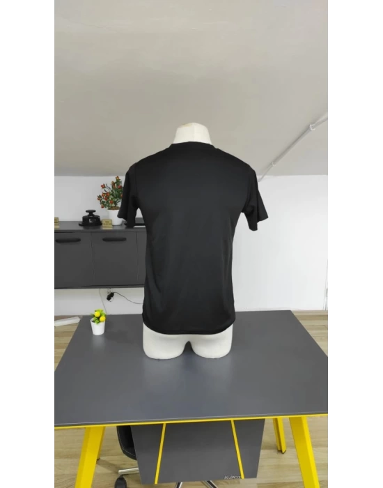 Erkek Kısa Kollu Bisiklet Yaka Burgu Bluz