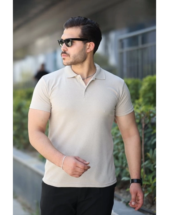 Erkek Kısa Kollu Yakalı Tişört