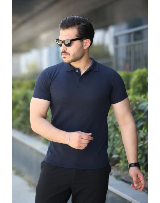 Erkek Kısa Kollu Yakalı Tişört